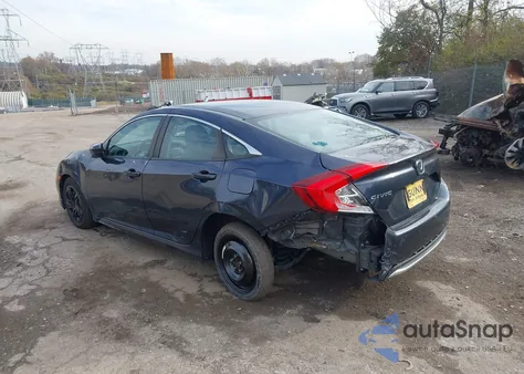 2019 Honda Civic Lx из США, поврежденный, VIN 19XFC2F64KE027737